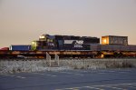 NS GP60 Locomotive making moves in the yard